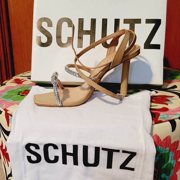 BNIB Schutz Earla Nappa Leather Sandals - Picture 6 of 6